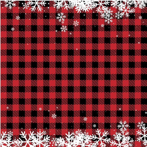 Patrón de Navidad y año nuevo en Buffalo Plaid. Fondo festivo para diseño e impresión esp10