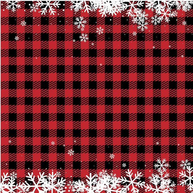 Patrón de navidad y año nuevo en buffalo plaid. fondo festivo para diseño e impresión esp10