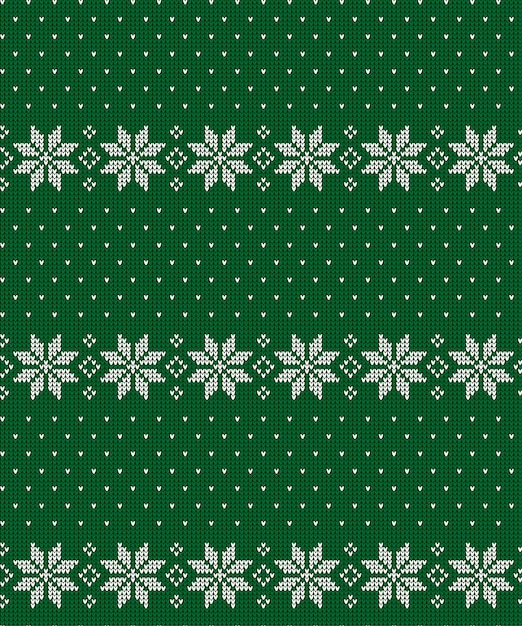Patrón de Navidad y año nuevo de punto de fondo noruego