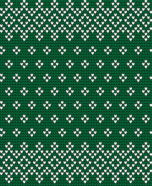 Patrón de Navidad y Año Nuevo de punto