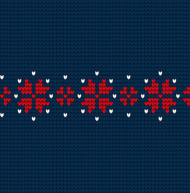 Patrón de Navidad y Año Nuevo de punto