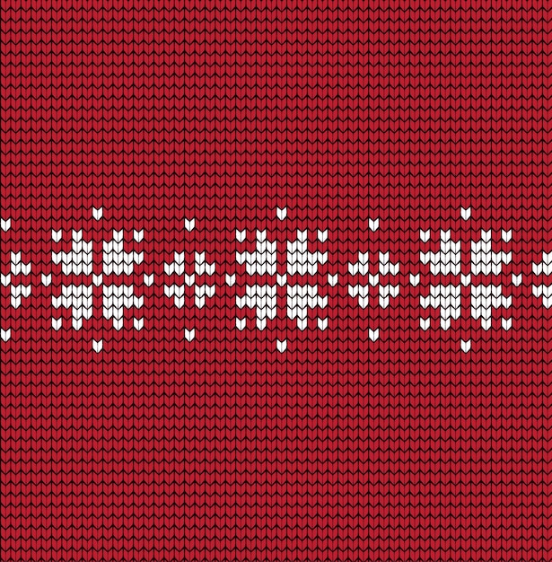 Patrón de Navidad y Año Nuevo de punto