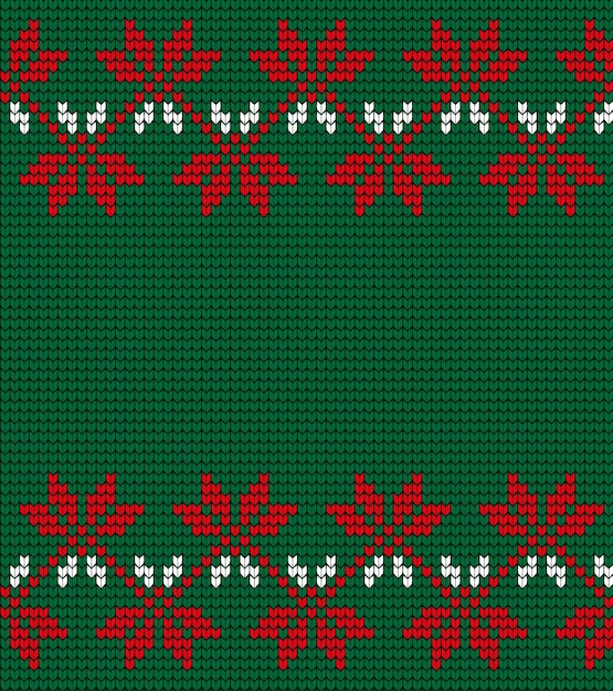 Patrón de Navidad y Año Nuevo de punto