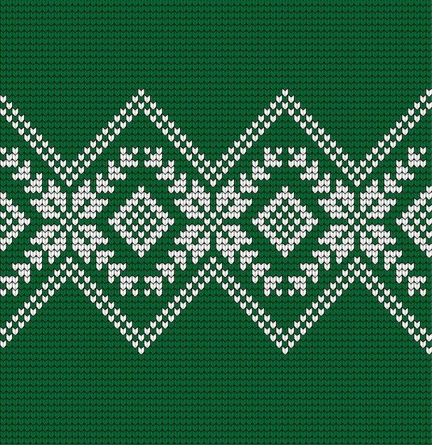 Patrón de Navidad y Año Nuevo de punto