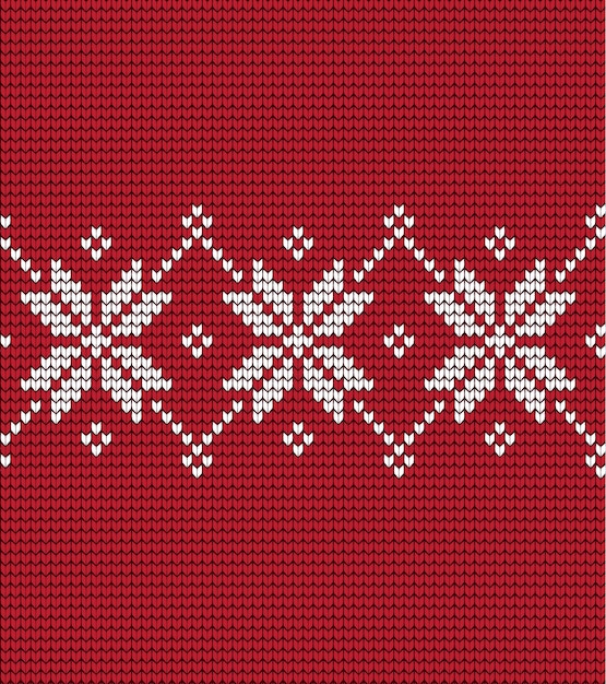 Patrón de Navidad y Año Nuevo de punto