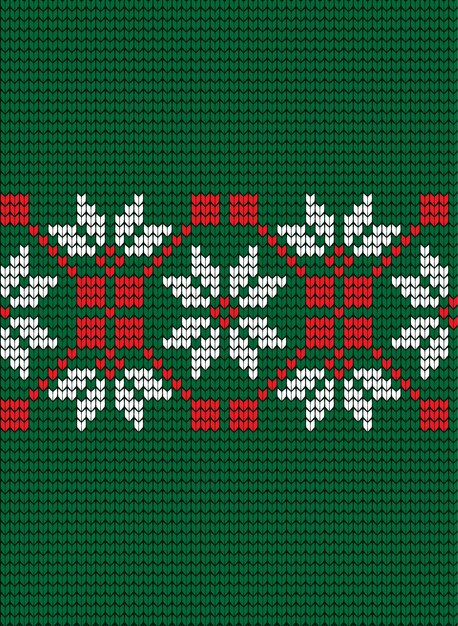 Patrón de Navidad y Año Nuevo de punto