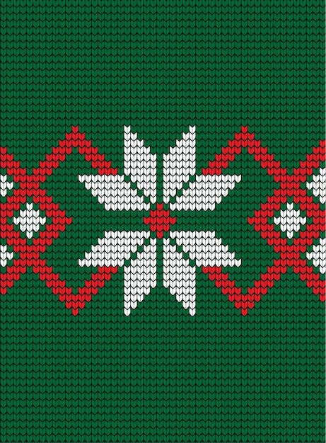 Patrón de Navidad y Año Nuevo de punto