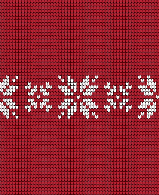 Patrón de Navidad y Año Nuevo de punto