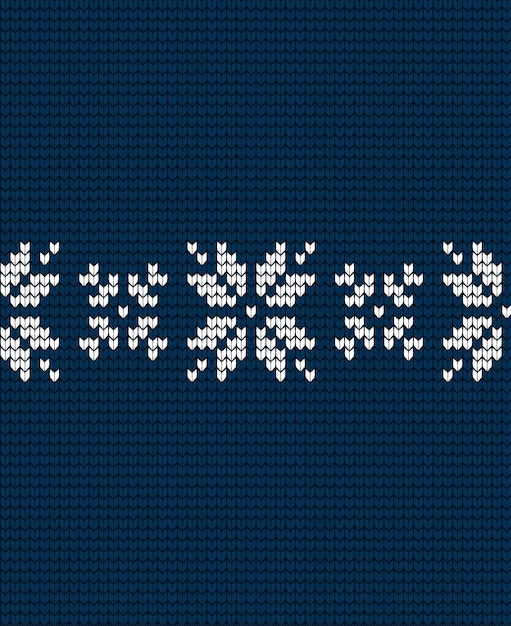 Patrón de Navidad y Año Nuevo de punto