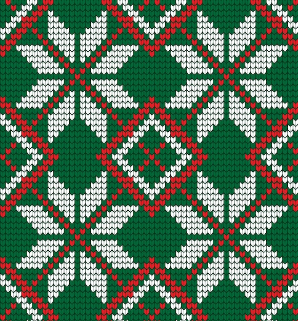 Patrón de Navidad y Año Nuevo de punto
