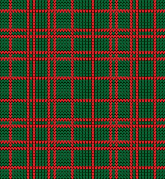 Patrón de Navidad y Año Nuevo de punto