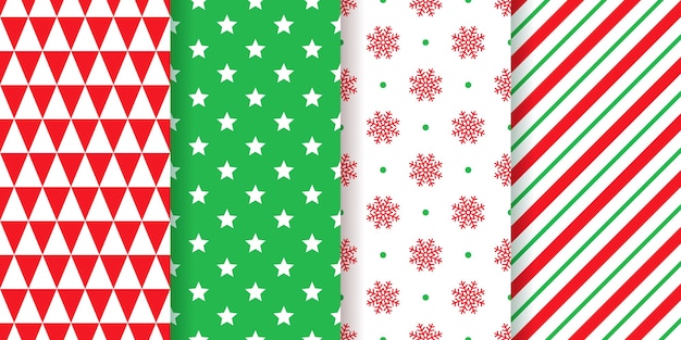 Patrón de navidad. papel de regalo de textura fluida. navidad, fondo de año nuevo. establecer estampado festivo