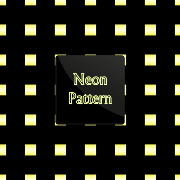 patrón neón cuadrado