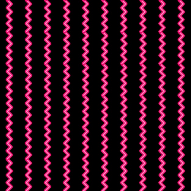patrón neón zig-zag