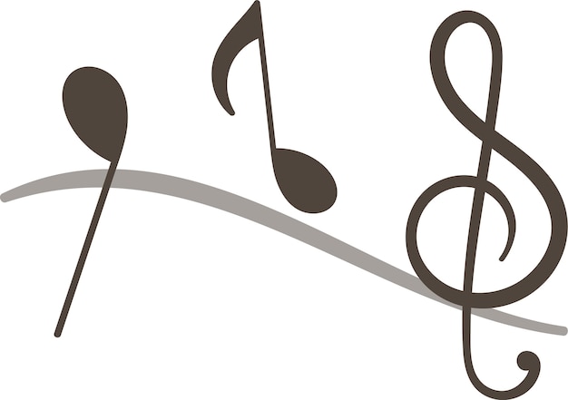 Patrón de notas musicales