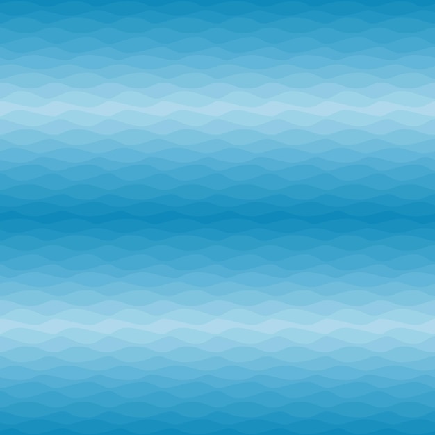Patrón de ombre náutico sin costuras. Fondo de ondas de color gradual. Ilustración vectorial