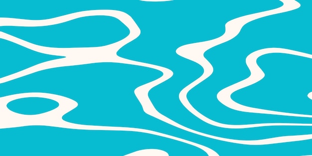 Patrón de onda abstracto en diseño azul claro moderno y minimalista