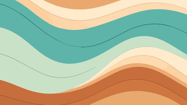 Un patrón de onda acuática con colores en un fondo marrón claro