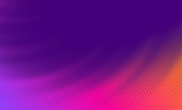 Patrón de onda de desvanecimiento de semitono vectorial Transición tonal abstracta suave hecha por puntos