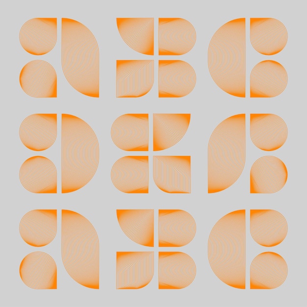 Patrón de onda con estilo vectorial