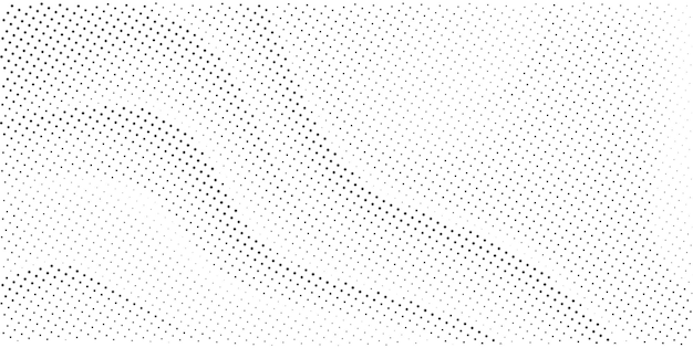 Patrón de onda de medio tono en blanco y negro Diseño en negrita para pancartas y portadas de productos