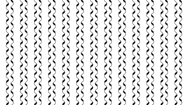 Patrón de onda textura de fondo negro y blanco para el estilo de tela de moda