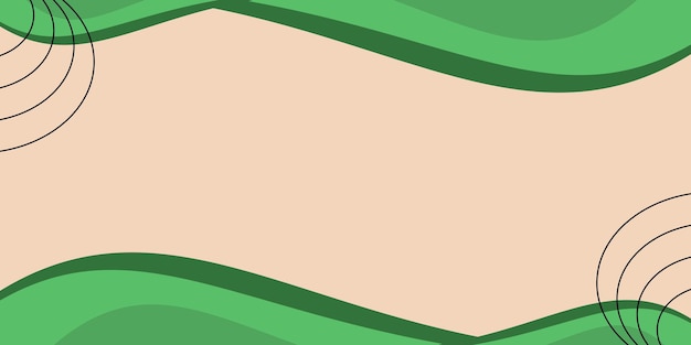 patrón de onda verde diseño de fondo de moda para el cartel de banner de las redes sociales