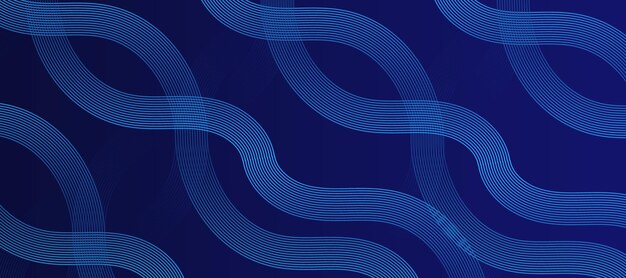 Patrón de ondas abstractas azules