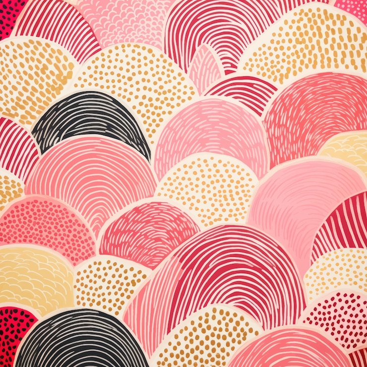 Vector patrón de ondas abstractas y coloridas