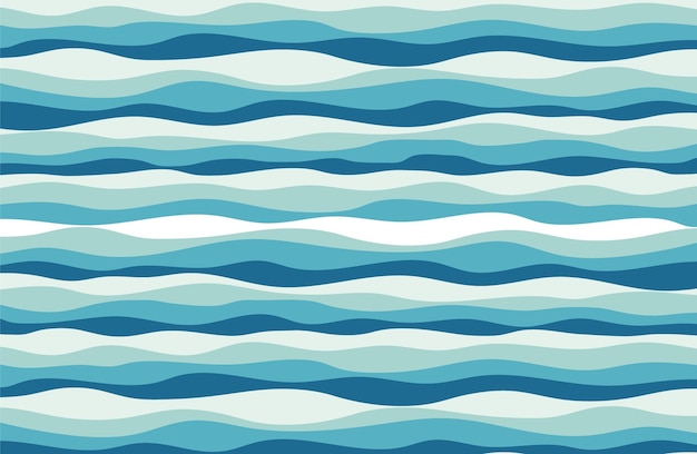 Patrón de ondas azules