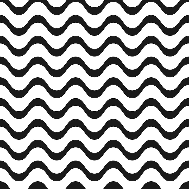 Vector patrón de ondas de copacabana ilustración vectorial. ep 10.