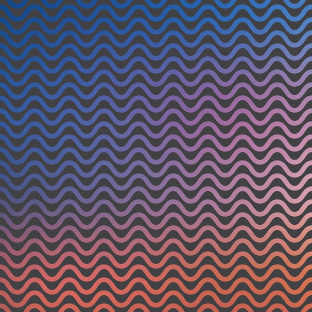 Patrón de ondas de degradado, fondo geométrico abstracto. Ilustracion de estilo de lujo y elegante