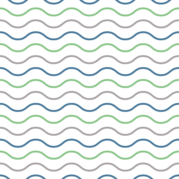 Vector patrón de ondas, fondo geométrico simple. ilustración de estilo elegante y de lujo.