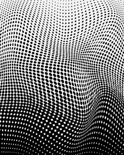 Patrón de ondas de medio tono