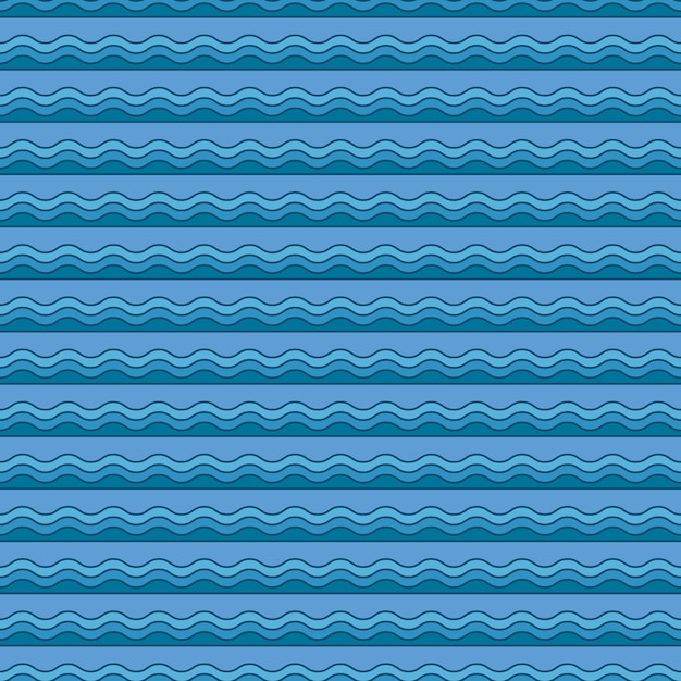Patrón de ondas náuticas. Fondo geométrico abstracto. Ilustración de estilo elegante y de lujo.