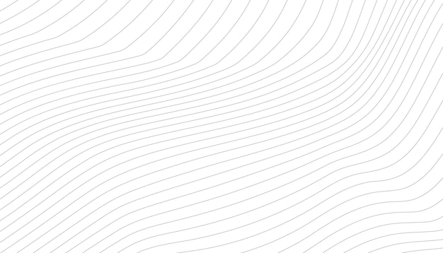 Patrón de ondas suaves con líneas curvas plateadas en un fondo limpio
