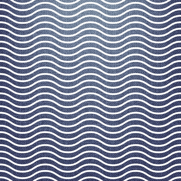 Patrón de ondas en textil, fondo geométrico abstracto. Ilustración de estilo creativo y de lujo.