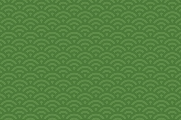 Patrón de ondas vintage japonés de vector libre