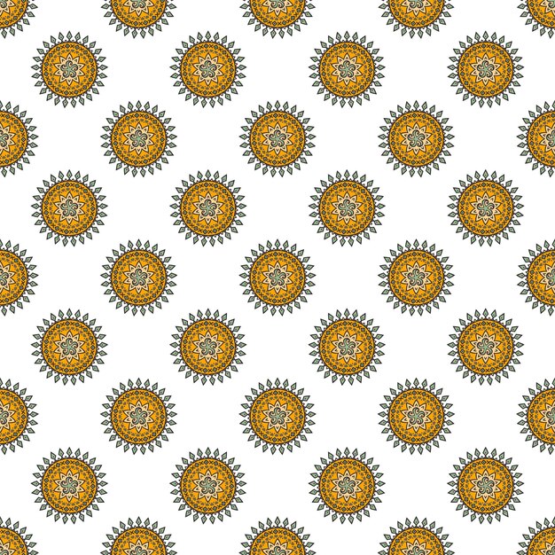 Patrón oriental abstracto en estilo boho