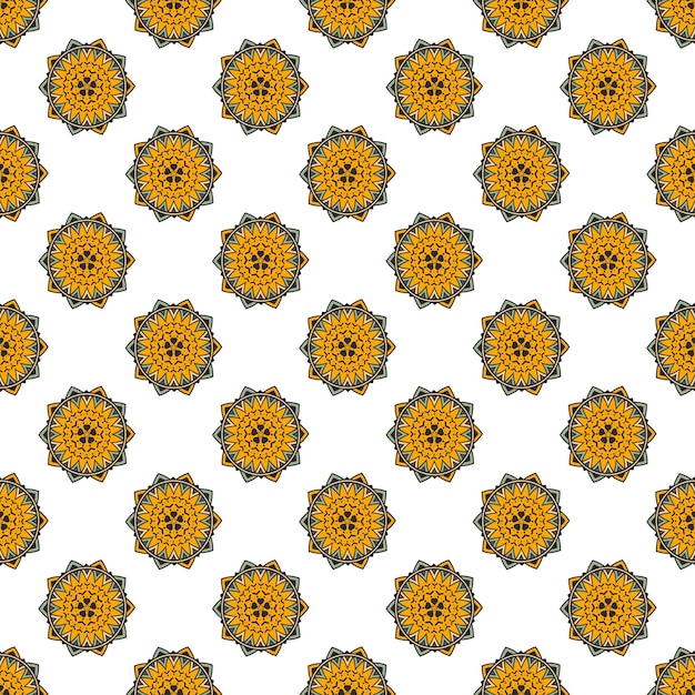 Patrón oriental abstracto en estilo boho