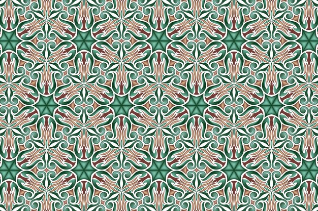 patrón de origen étnico abstracto impresionante