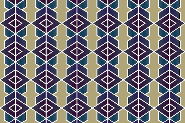 Patrón de ornamentación geométrica sin costuras
