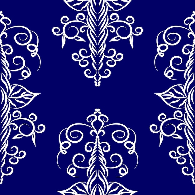 Patrón ornamental sin costuras