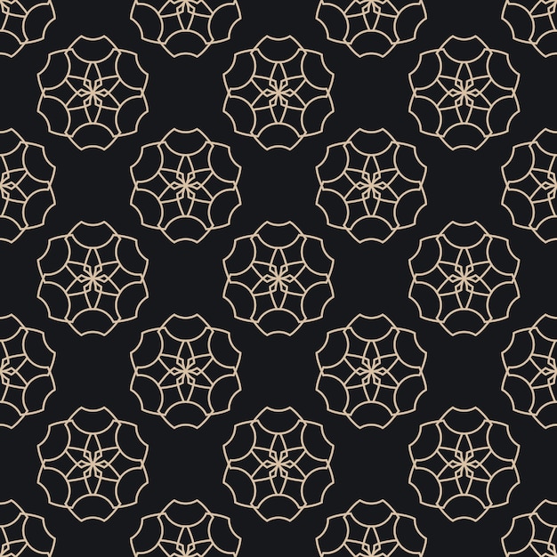 Patrón ornamental fondo forma geométrica estilo arabesco