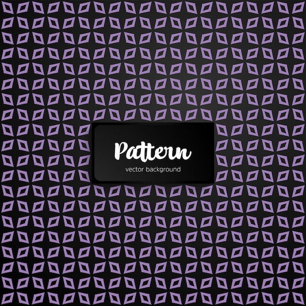 Vector patrón ornamental inspirado étnico