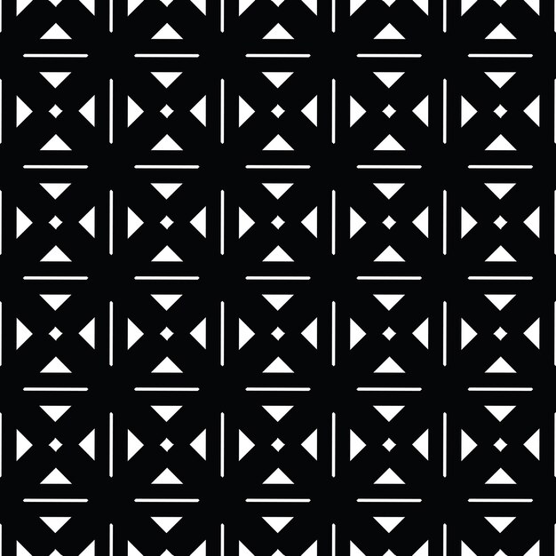 Patrón ornamental. Patrón sin costuras árabe. Fondo abstracto marroquí en blanco y negro