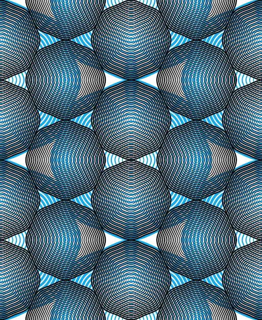 Patrón ornamental de vector colorido, fondo de arte transparente decorado con líneas, mejor para diseño gráfico y web. Decoración superpuesta adornada geométrica.