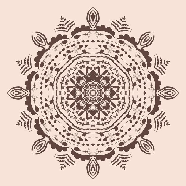 Patrón de ornamento circular