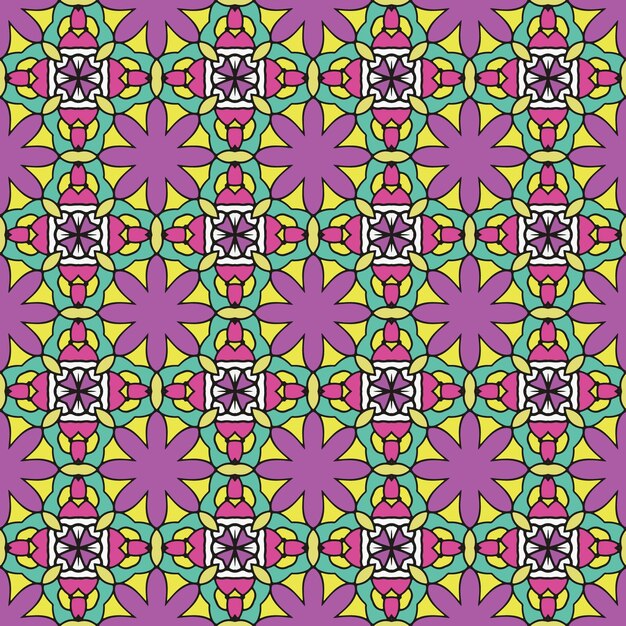 Patrón de ornamento de fondo sin fisuras de fondo abstracto listo para imprimir