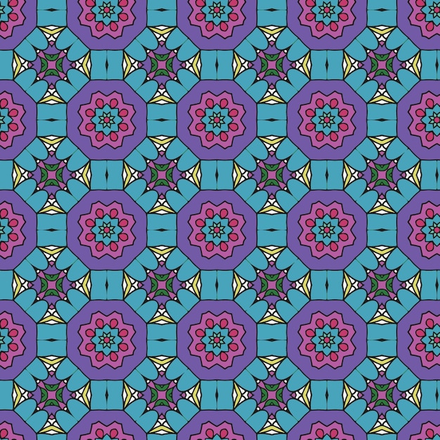 Patrón de ornamento de fondo sin fisuras de fondo abstracto listo para imprimir